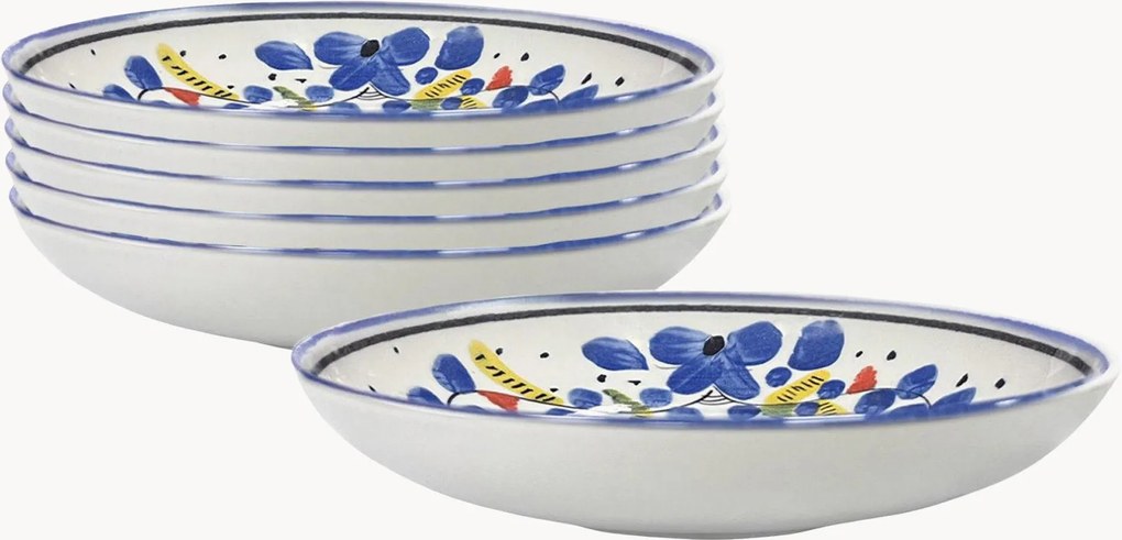 Porcelánové hlboké taniere Maritime, 6 ks