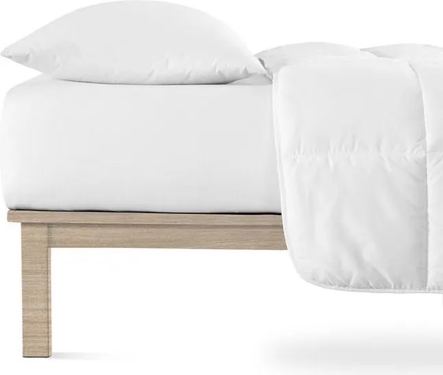 Napínacia plachta na posteľ jersey s elastanom biela 180 x 200 cm