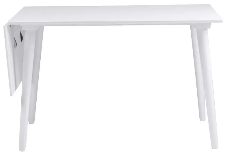 Biely jedálenský stôl Rowico Lotte Leaf, 120 x 80 cm