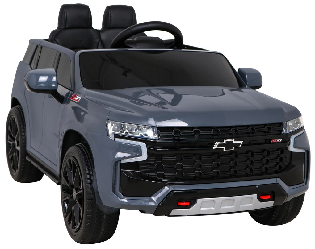 RAMIZ Elektrické autíčko - Elektrické autíčko - Chevrolet Tahoe - sivé - 2 x 35W - batéria 12V/7Ah -2023