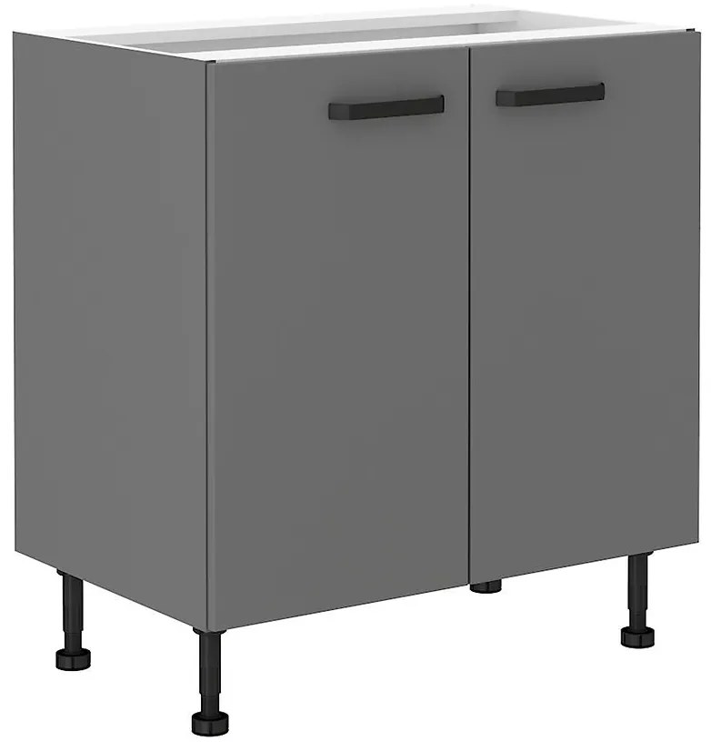 Kuchynská skrinka NESSA antracitová 80d 2f bb