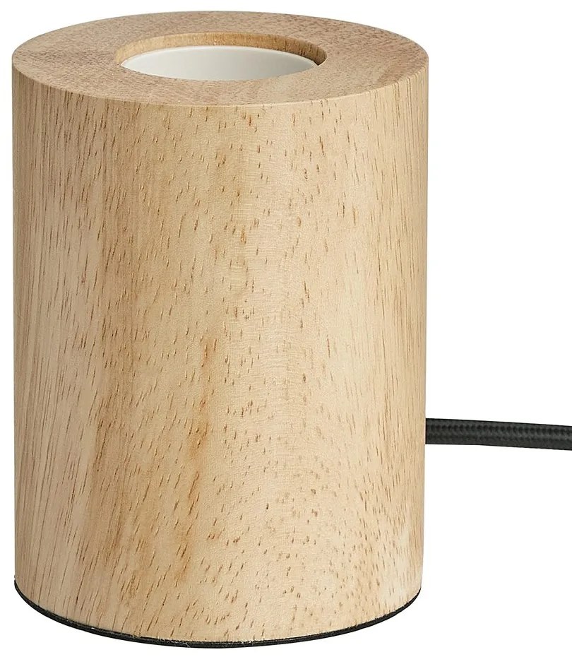 STILO Stolná lampa drevená guľatá 11 cm