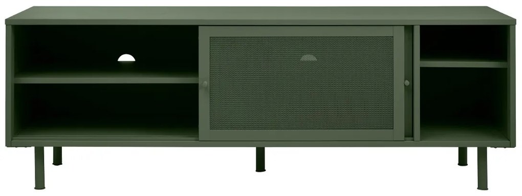 Dizajnový TV stolík Taiyanna 160 cm olivovo-zelený