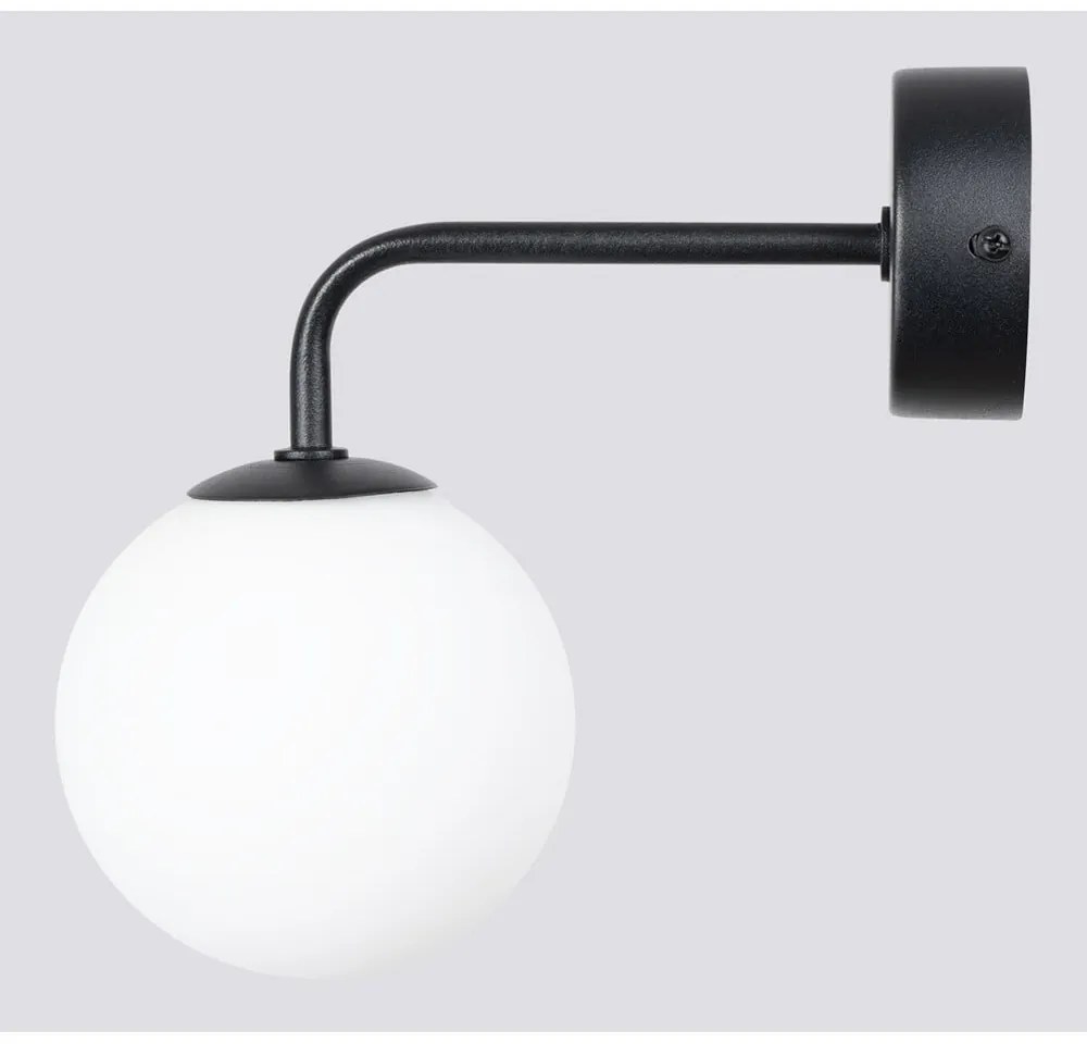 Čierno-biele nástenné svietidlo Beam – Nice Lamps
