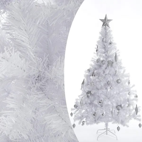 Umelý vianočný stromček Jedľa 150 cm biela