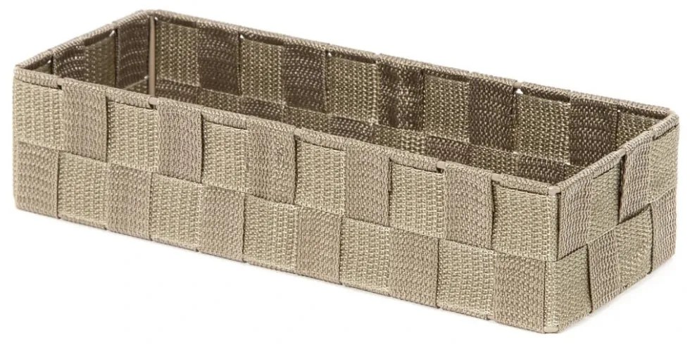 Compactor Úložný organizér do zásuvky Compactor TEX - košík L, 130 x 12 x 7 cm, Taupe (sivo-béžový), L