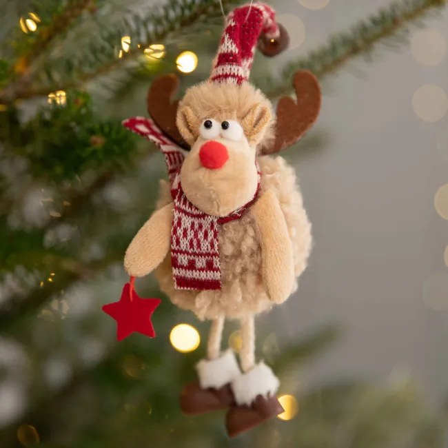 Vianočná ozdoba HAKON sobík 800530