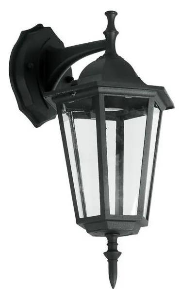 V-Tac Vonkajšia nástenná lampa 1xE27/40W/230V IP44 čierna VT1283