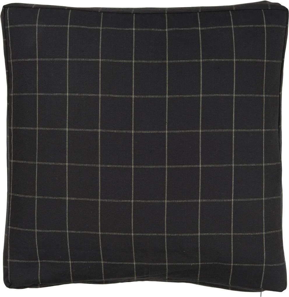 IB LAURSEN Obliečka na vankúš checkered black 45 x 45 cm