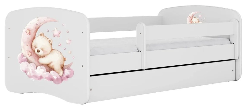 Detská postieľka Babydreams macko biela