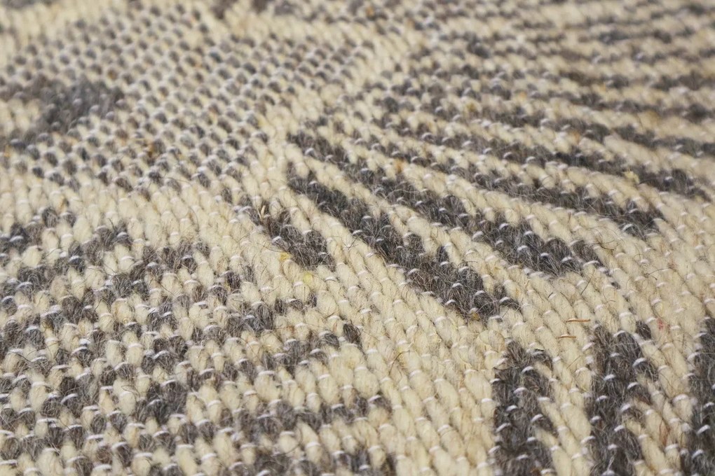 Ručne tkaný voňavý kusový koberec Vetiver 05, 120x170, béžová, exteriér, Mujkoberec Original
