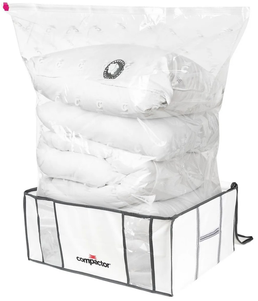 Compactor Súprava vákuových úložných boxov Life 1x M 125 l, 1x XXL 210 l, 2 ks