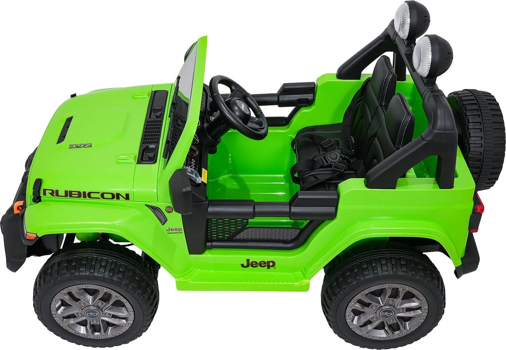 Ramiz Jeep Wrangler Rubicon LIFT elektrické autíčko pre deti zelené