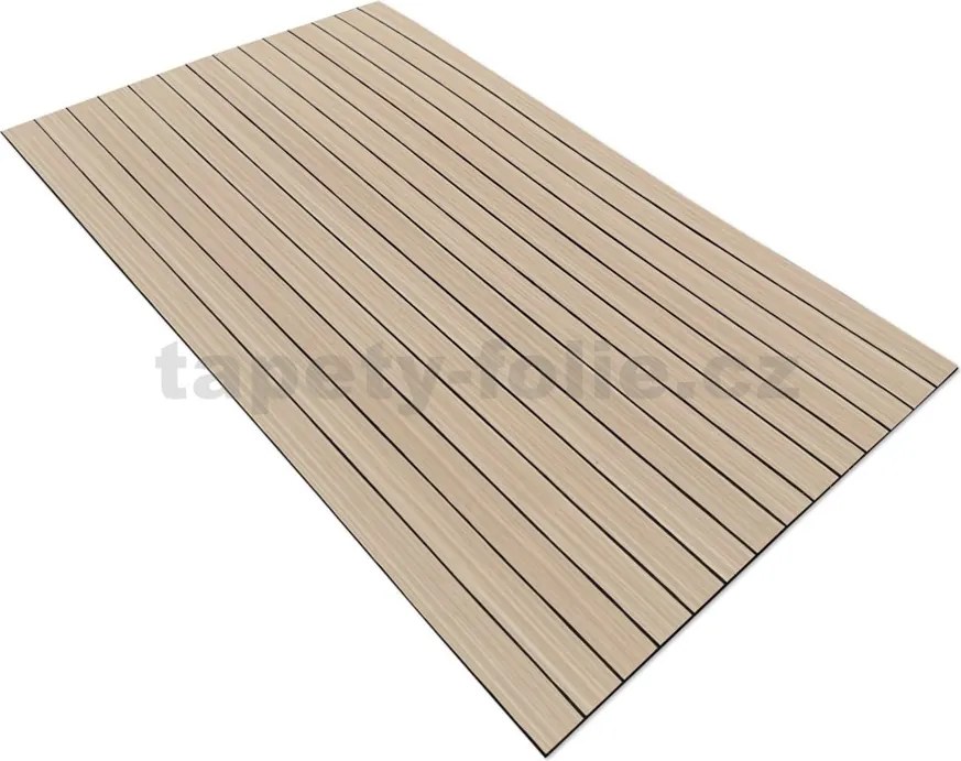 Samolepiace lamely na stenu L01 - 2. akosť, cena za kus, rozmer 100 cm x 60 cm, svetlo hnedé, IMPOL TRADE