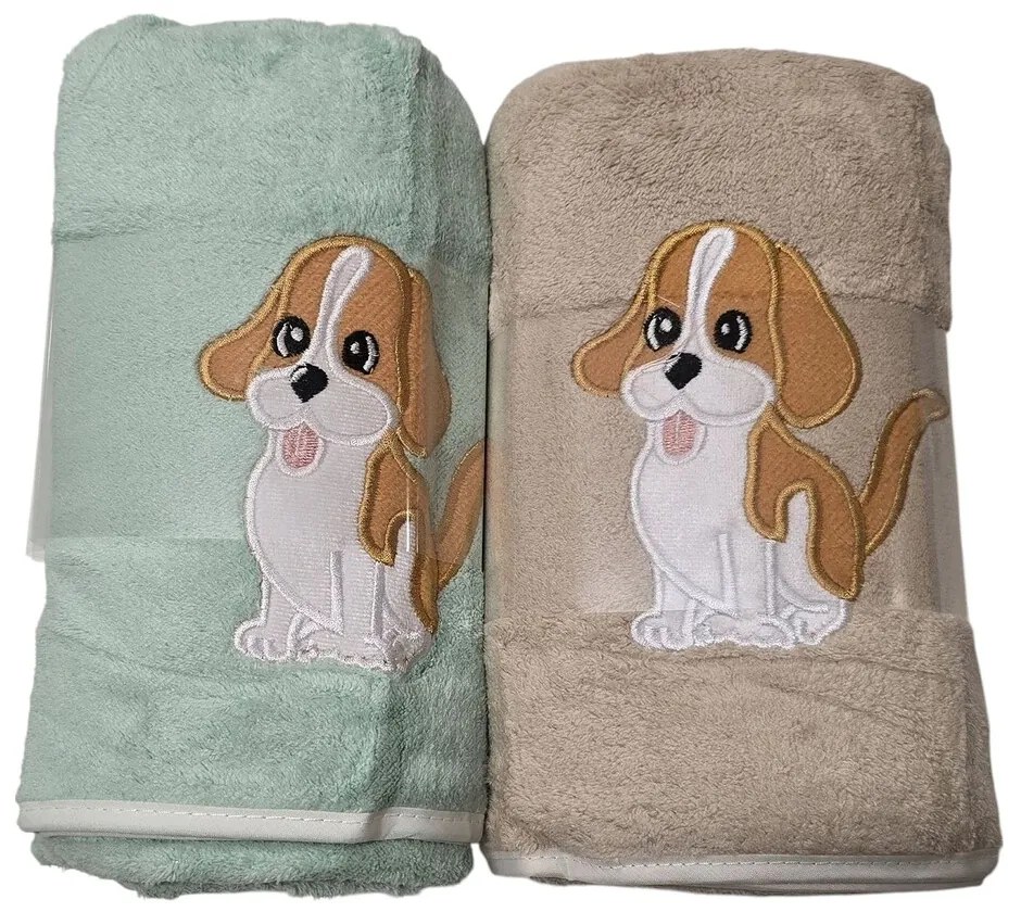Osuška mikroplyš HOMA DOGGY MIX 4 kusy 70x140 cm