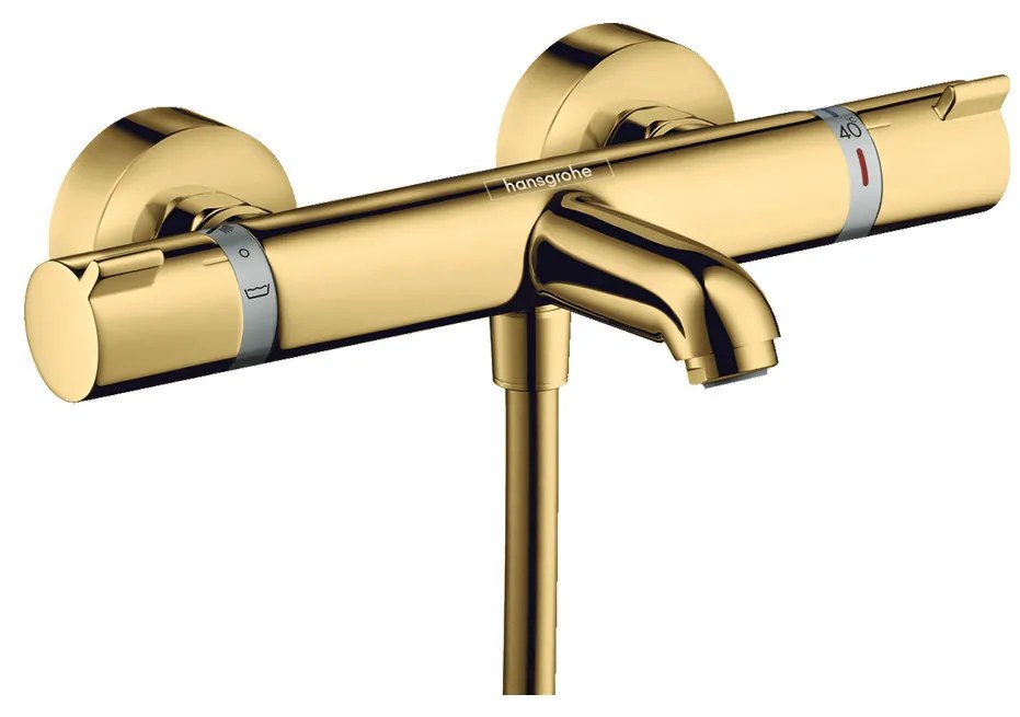 Hansgrohe Ecostat Comfort, termostatická vaňová batéria, zlatá lesklá, HAN-13114990