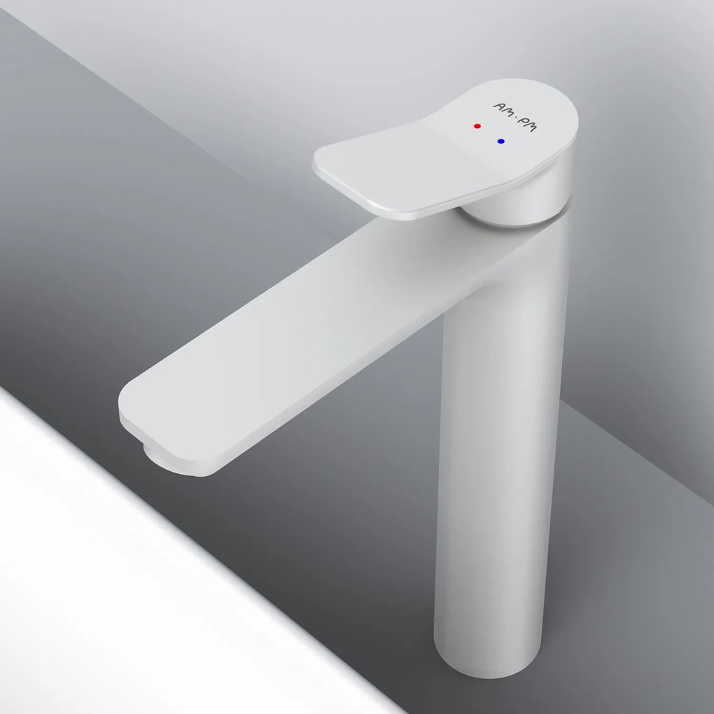 Umývadlová batéria AM.PM X-Joy FXA92033 vysoká, biela