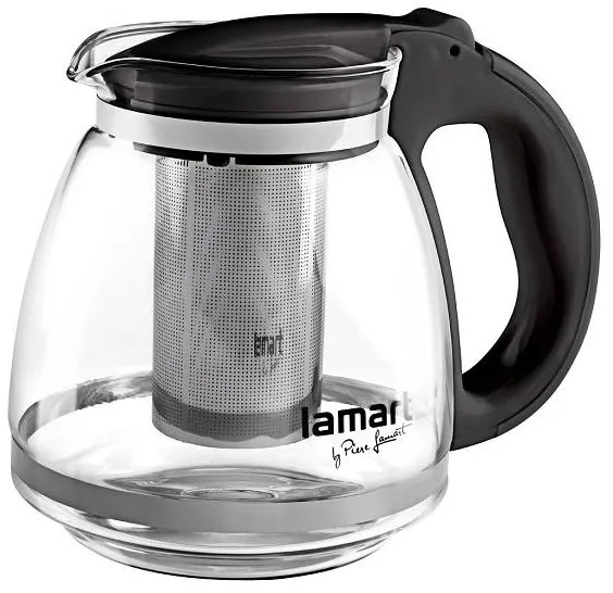 Lamart Čajová kanvica verre 1,5 l Farba: Čierna