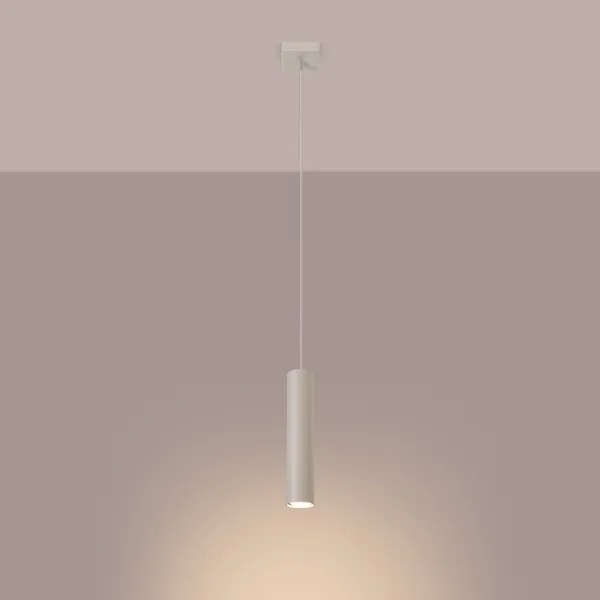 Sollux SL.1479 - Luster na lanku LAGOS 1xGU10/10W/230V krémová