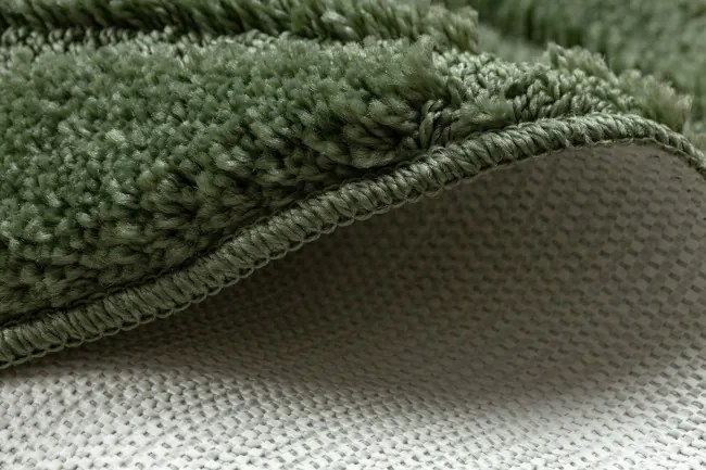 Kúpeľňový koberček SUPREME LINES línie, zelený kruh