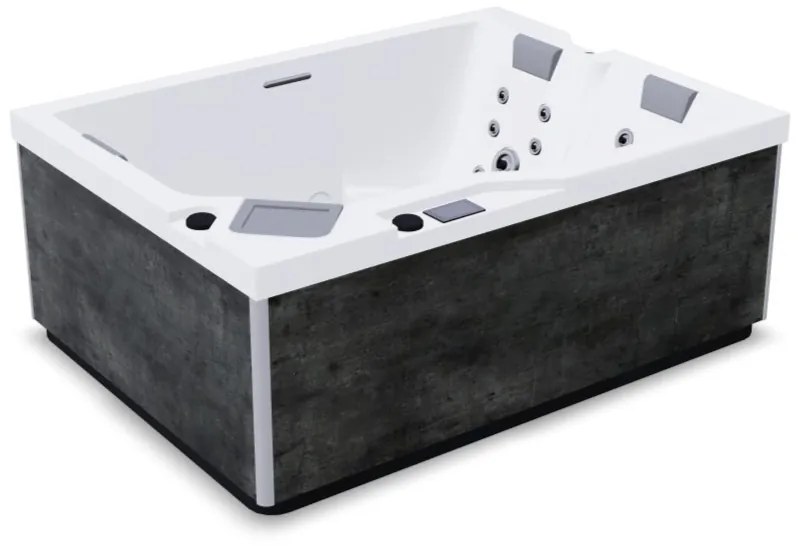 Hanscraft Vírivka NEPHRITE OKA2 Pearl white Concrete