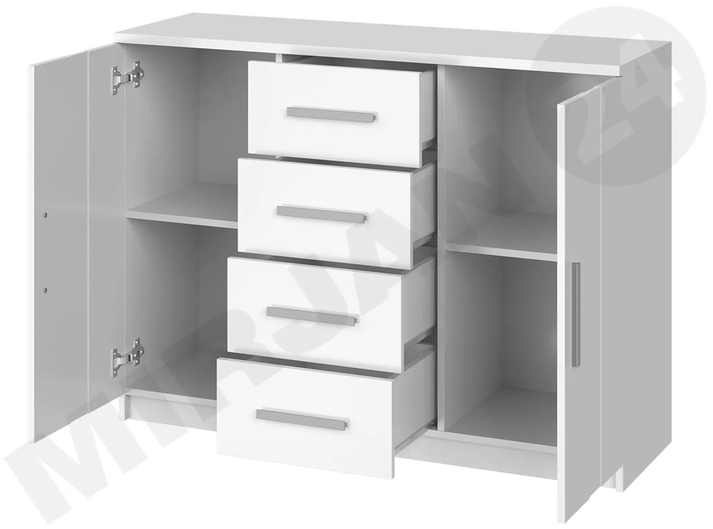 Komoda Kler K2D4SZ KE01, Farby: dub monastery