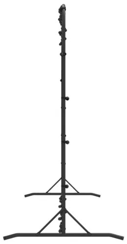 vidaXL Futbalová odrazová sieť čierna 366x90x183 cm HDPE-