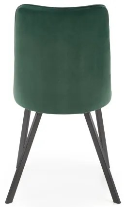 Jedálenská stolička RESTIVO 1 ks tmavozelená