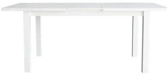 Rozkladací jedálenský stôl LIAM biely