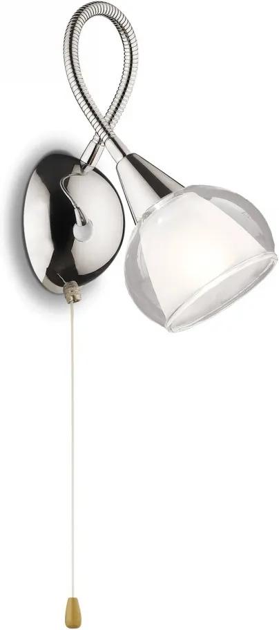 Ideal Lux 004235 nástenné svietidlo Tender transparente 1x40W | E14