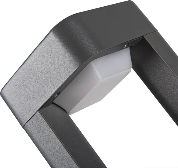 Kanlux 36552 - Vonkajšie nástenné svietidlo PEVO 1xGX53/11W/230V IP44 antracit