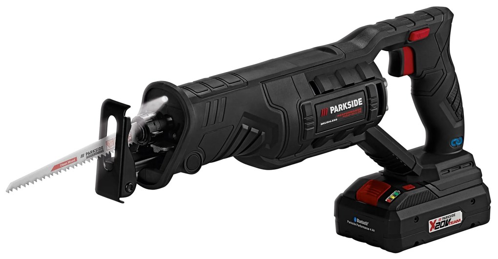 Parkside Performance® Aku chvostová píla s príslušenstvom 20 V Pssap 20 Li D5 (100385683)