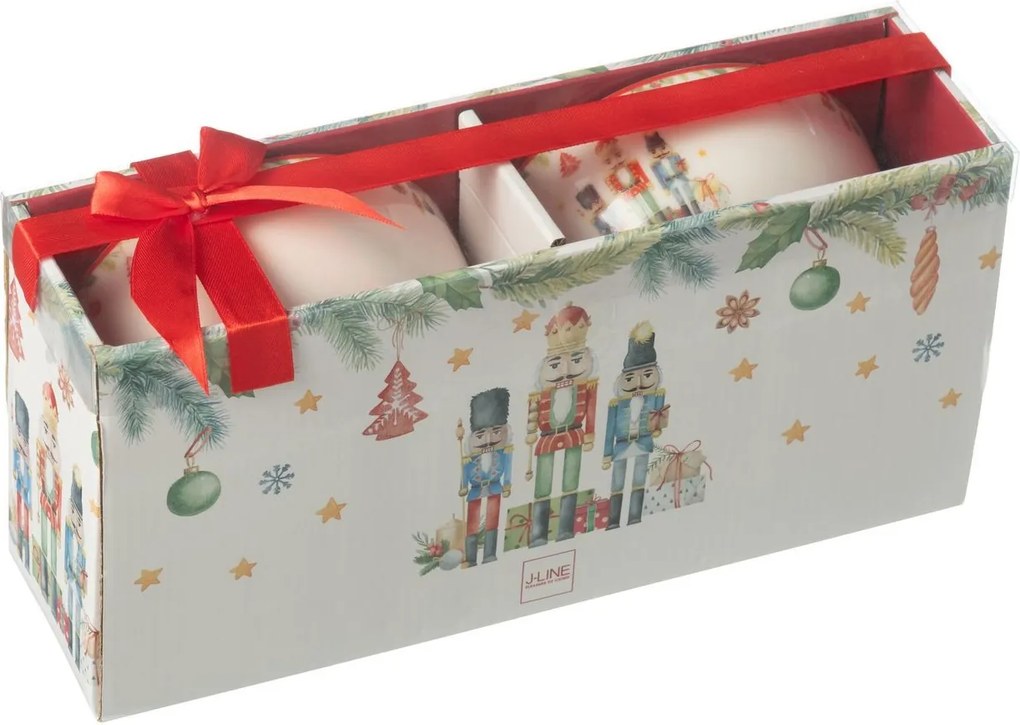 2ks miska s Luskáčikmi Chris Nutc v darčekovej krabičke - Ø 14*7 cm / 560ml