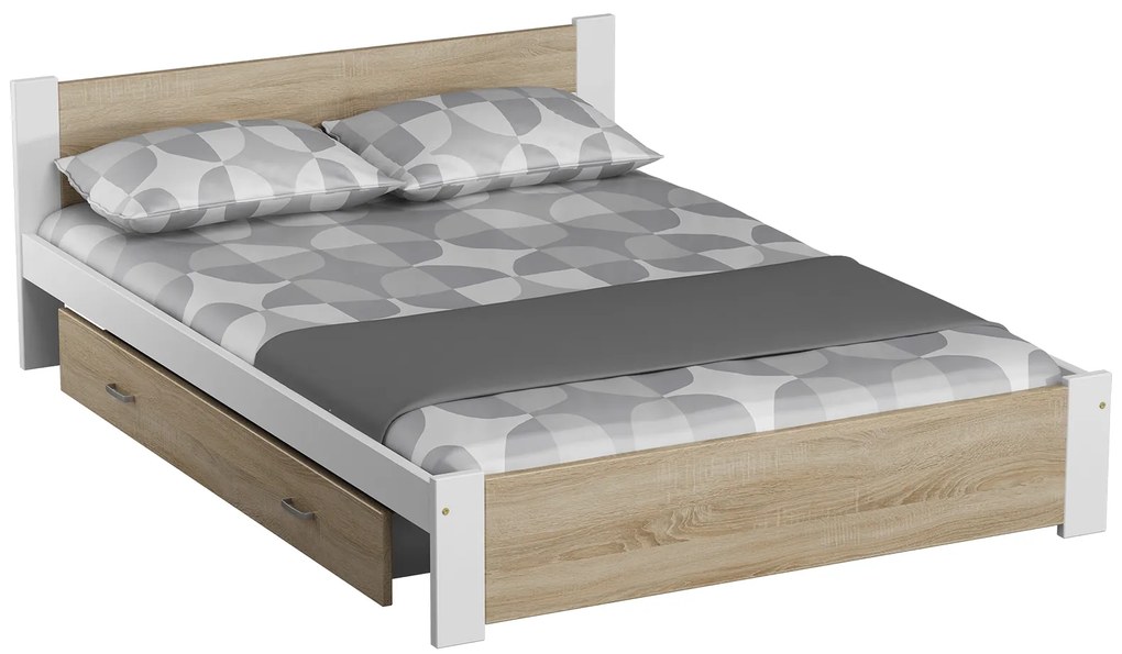 Úložný box pod posteľ IKAROS 159 cm, dub sonoma