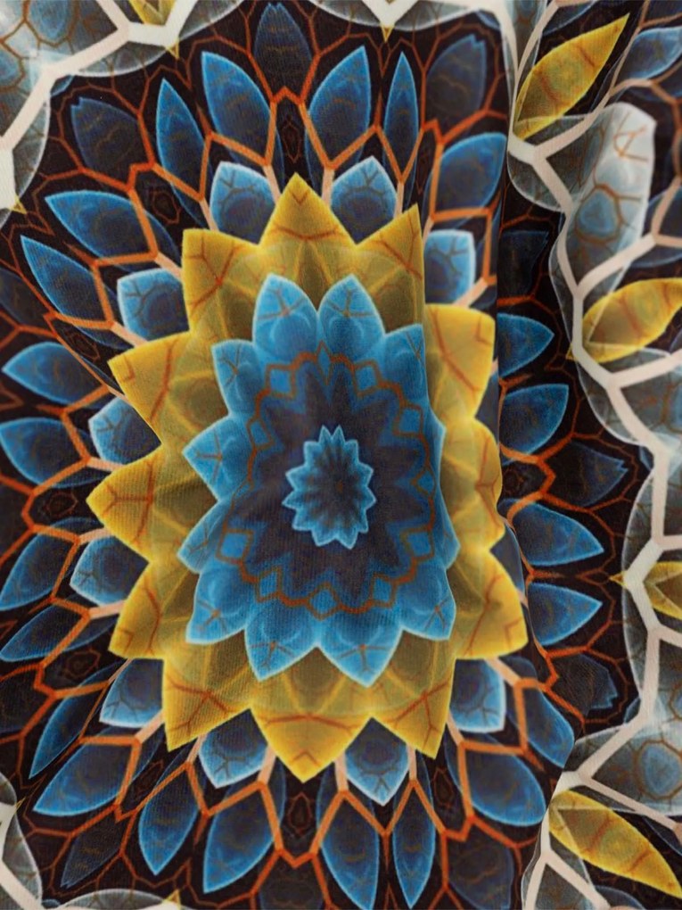 Obliečka na vankúš mikroplyš 45 × 45 cm - Mandala 4