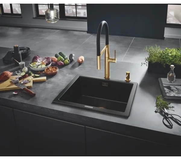 GROHE 40535GN0 - Dávkovač mydla COSMOPOLITAN 500 ml zlatý