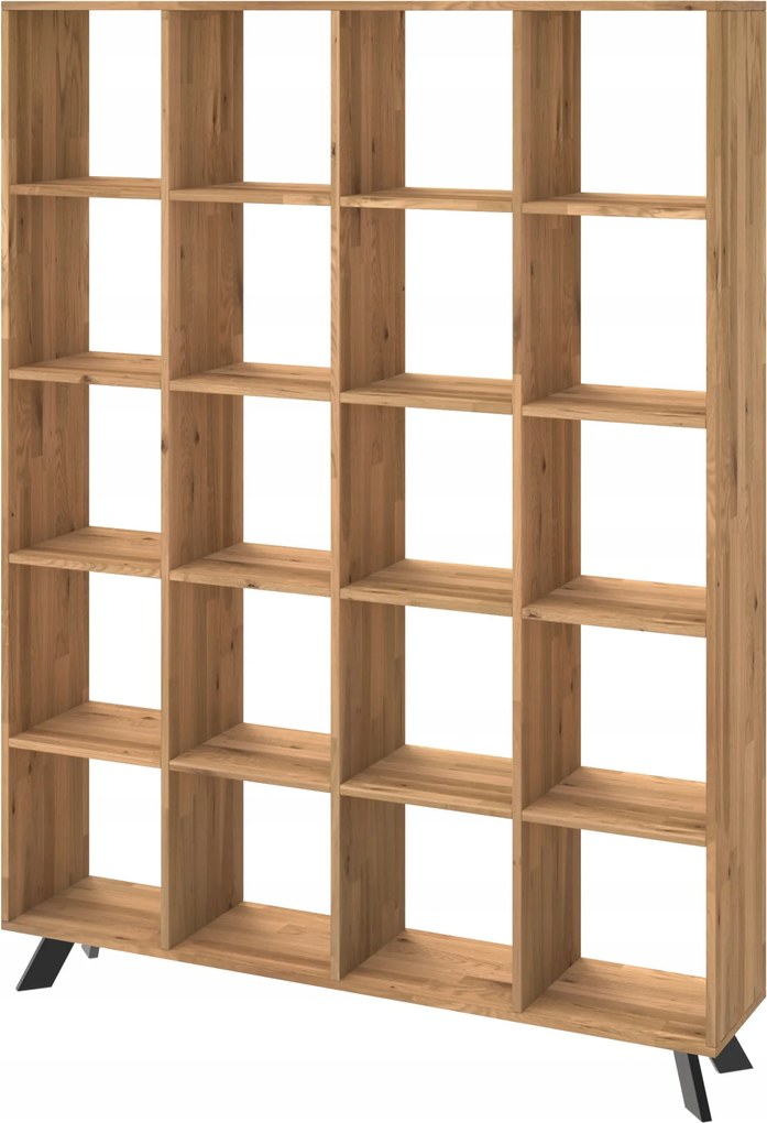 Regál dubový Toledo Box Loft na knihy 193x145x30