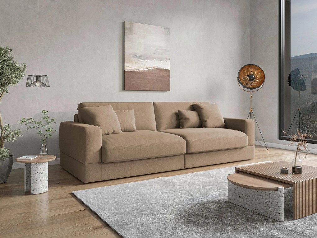 XXXLutz VEĽKÁ POHOVKA, textil, hnedá Sit & More - Sedačky - 000144027423
