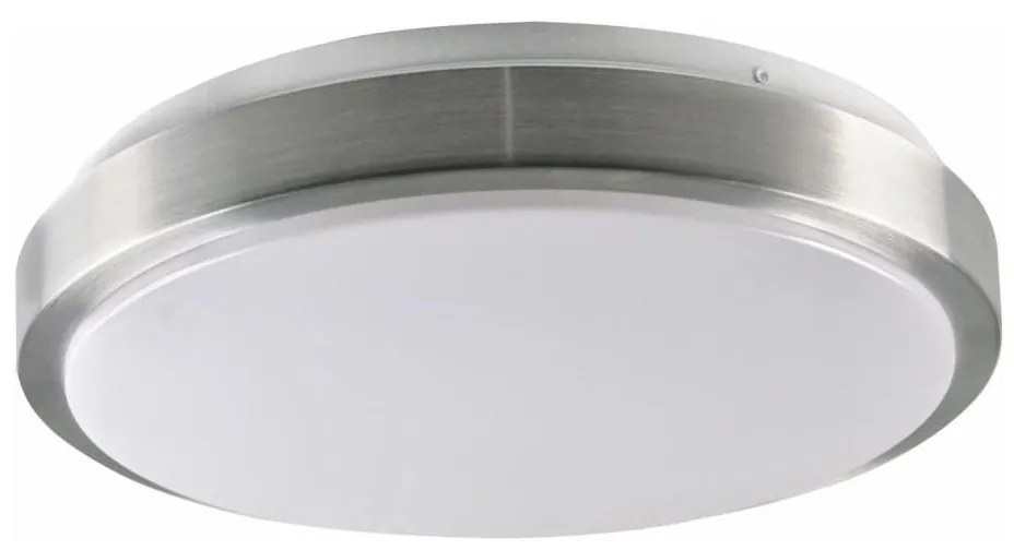 Stropné svietidlo BENEDYKT 2xE27/20W/230V pr. 33 cm strieborná