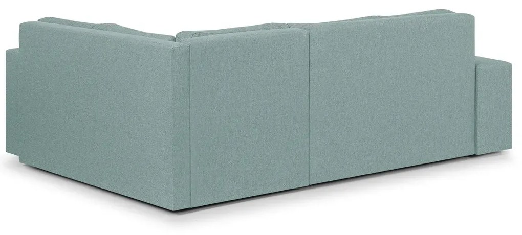 Rozkládací rohová sedací souprava MODO3 + 2 Taburety Mentolová