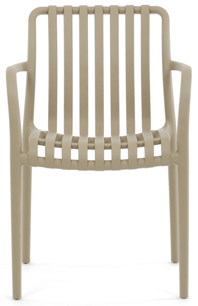 Autronic - Židle jídelní, stohovatelná, cappucino plast - CT-X7029 CAP AKCE