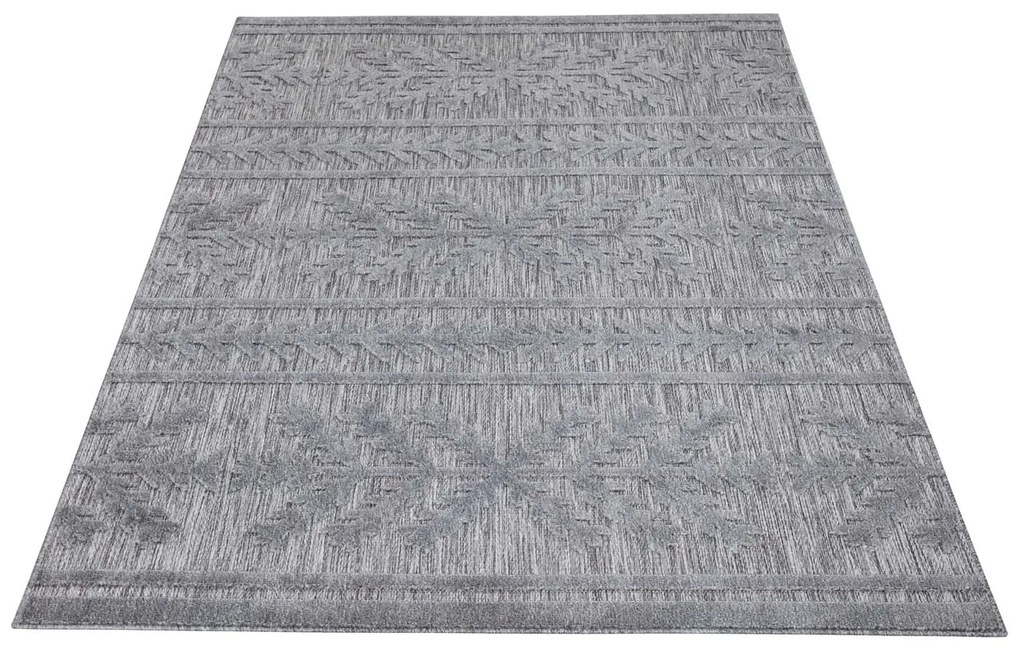 Dekorstudio Terasový koberec SANTORINI - 411 antracitový Rozmer koberca: 150x150cm