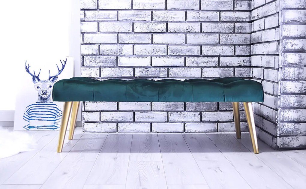 Chesterfield lavička Velvet Ocean