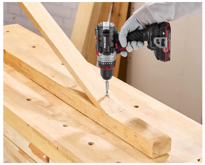 Parkside Performance® Aku príklepový vŕtací skrutkovač s príslušenstvom Psbsap 20-Li D4 (100396189)