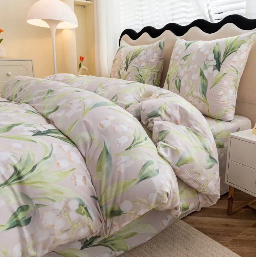 Obliečky z mikrovlákna MUGUET vzorované Rozmer obliečky: 70 x 80 cm | 140 x 200 cm