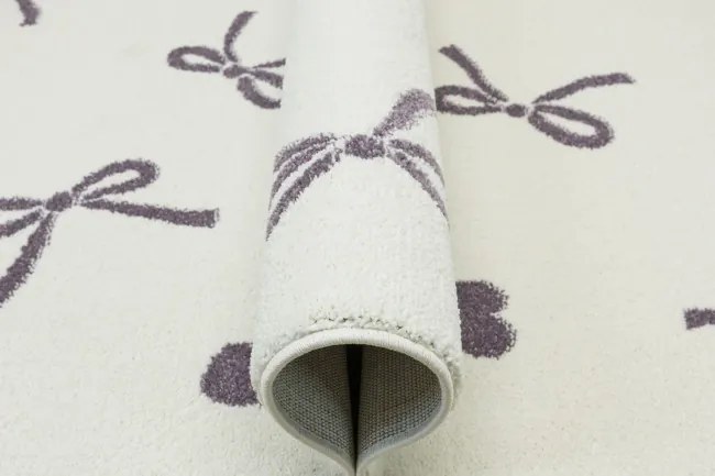 Koberec Lima M186A krémový / fialový