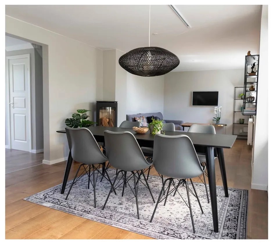 Sivé kreslo House Nordic Oslo