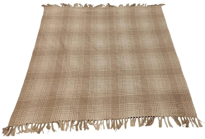 Pikniková deka TAKE A PLAID 160x160 cm, béžová