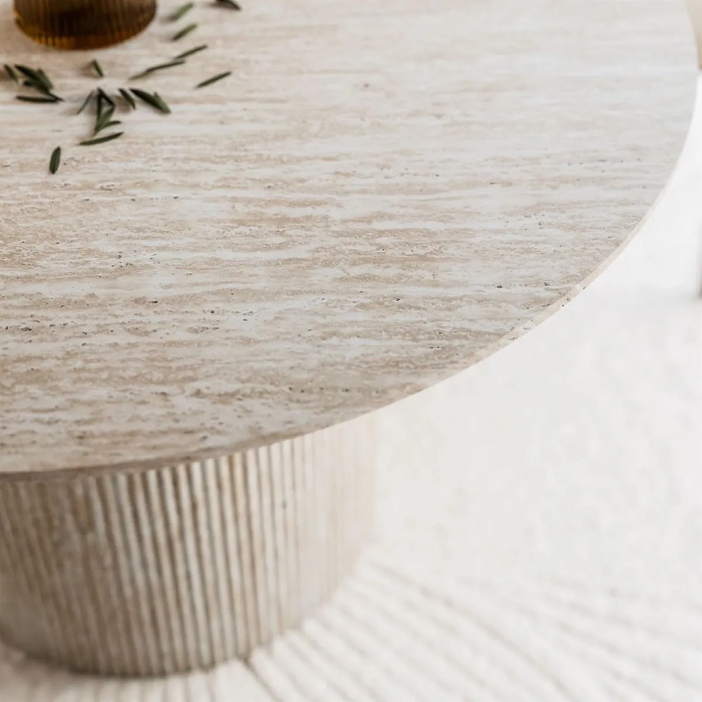 OKRÚHLY JEDÁLENSKÝ STÔL DEBORA PIESKOVEC 120 cm