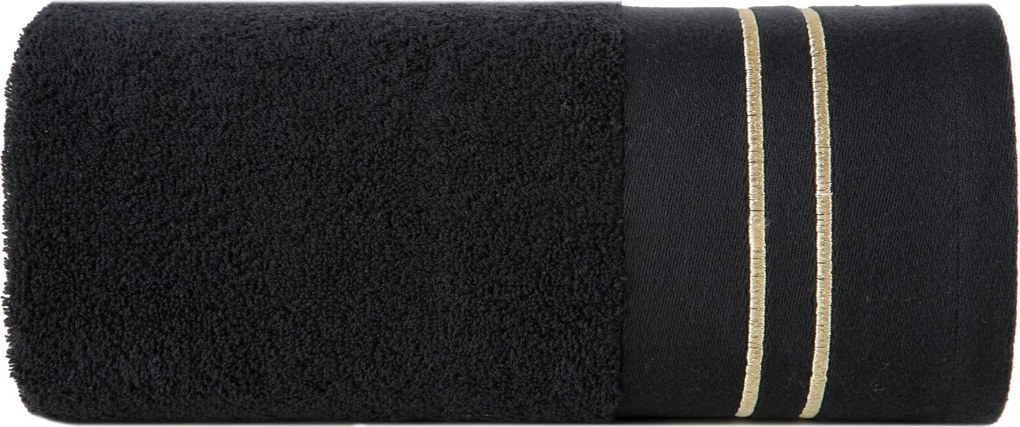FROTÉ UTERÁK OLIVIA SADA 6KS 50X90 CM ČIERNA